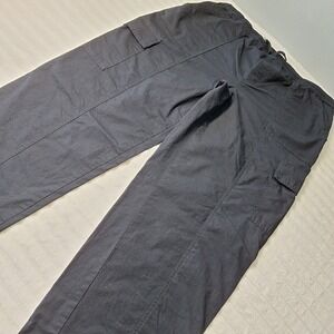 Thereabouts Cargo Pants Boys 22H Husky Black Twill Elastic Waist St. Leg  Baggy